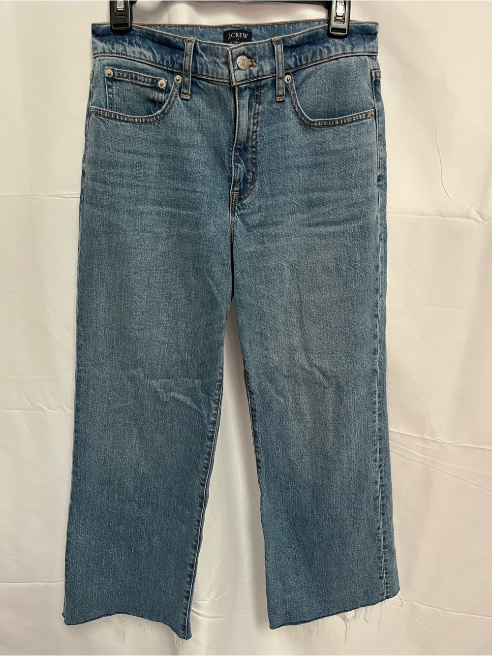 J. Crew Wide-Leg Crop Jeans